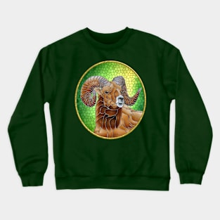 Stained Glass Big Horn Crewneck Sweatshirt